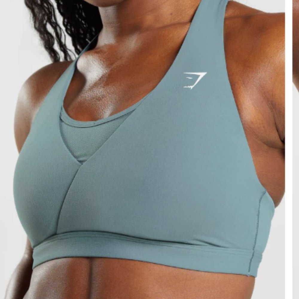 Gymshark Green Sports Bra Medium Impact